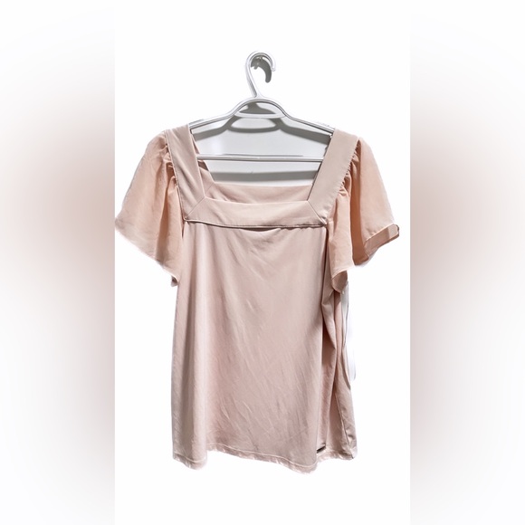 Calvin Klein Ruffle Sleeve Blouse - Picture 1 of 6